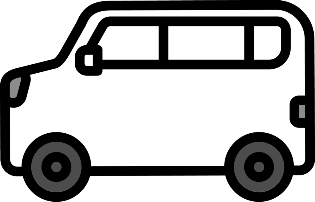 軽貨物配送車のイラスト